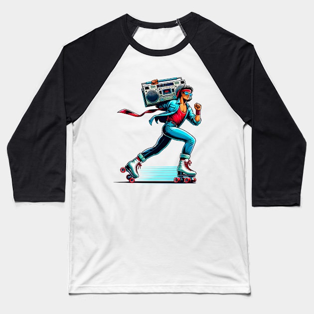 Roller Derby Baseball T-Shirt by Moniato